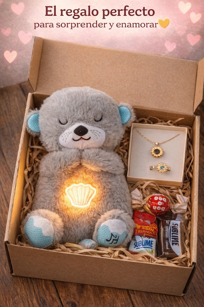 Peluche Nutria + collar + Anillo (Oferta)